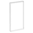 Refrigerator Freezer Door Outer Panel for GE ZIRS36NMBRH - Part WR97X10019