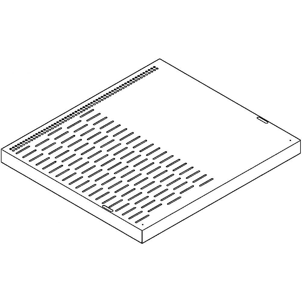 GE Part #wr97X10095, Refrigerator Cap | 38.80 x 36.50 x 5.20