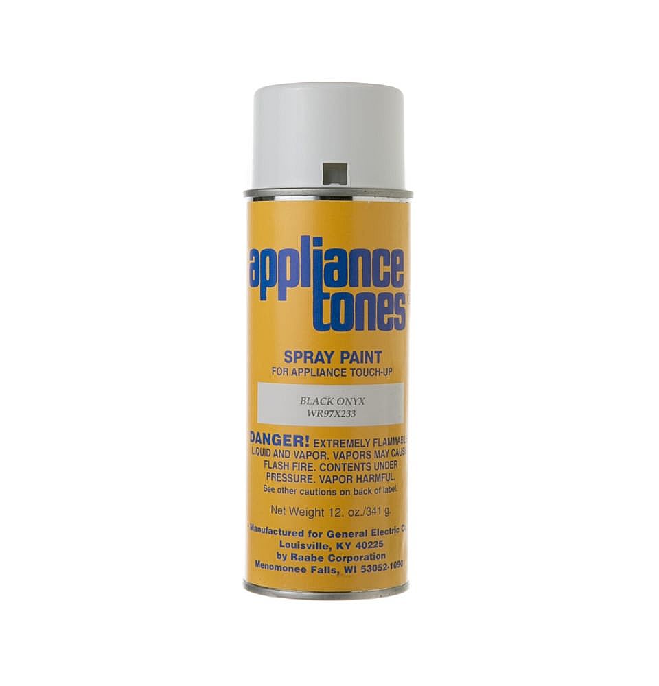 Part #wr97X233, Appliance Spray Paint, 12-Oz (Black Onyx) / 7.80 x 2.60 x 2.60