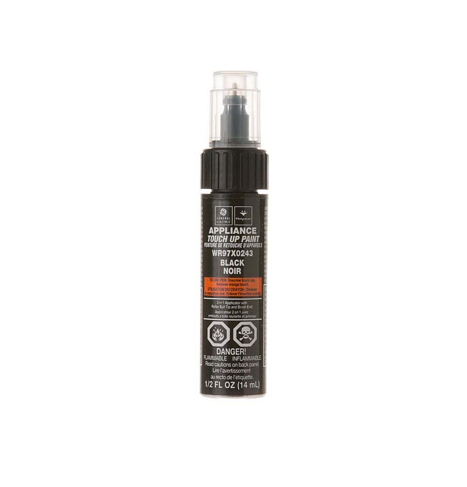 Part #wr97X243, Appliance Touch-Up Paint, 1/2-Oz (Black Onyx) / 4.10 x 0.80 x 0.80