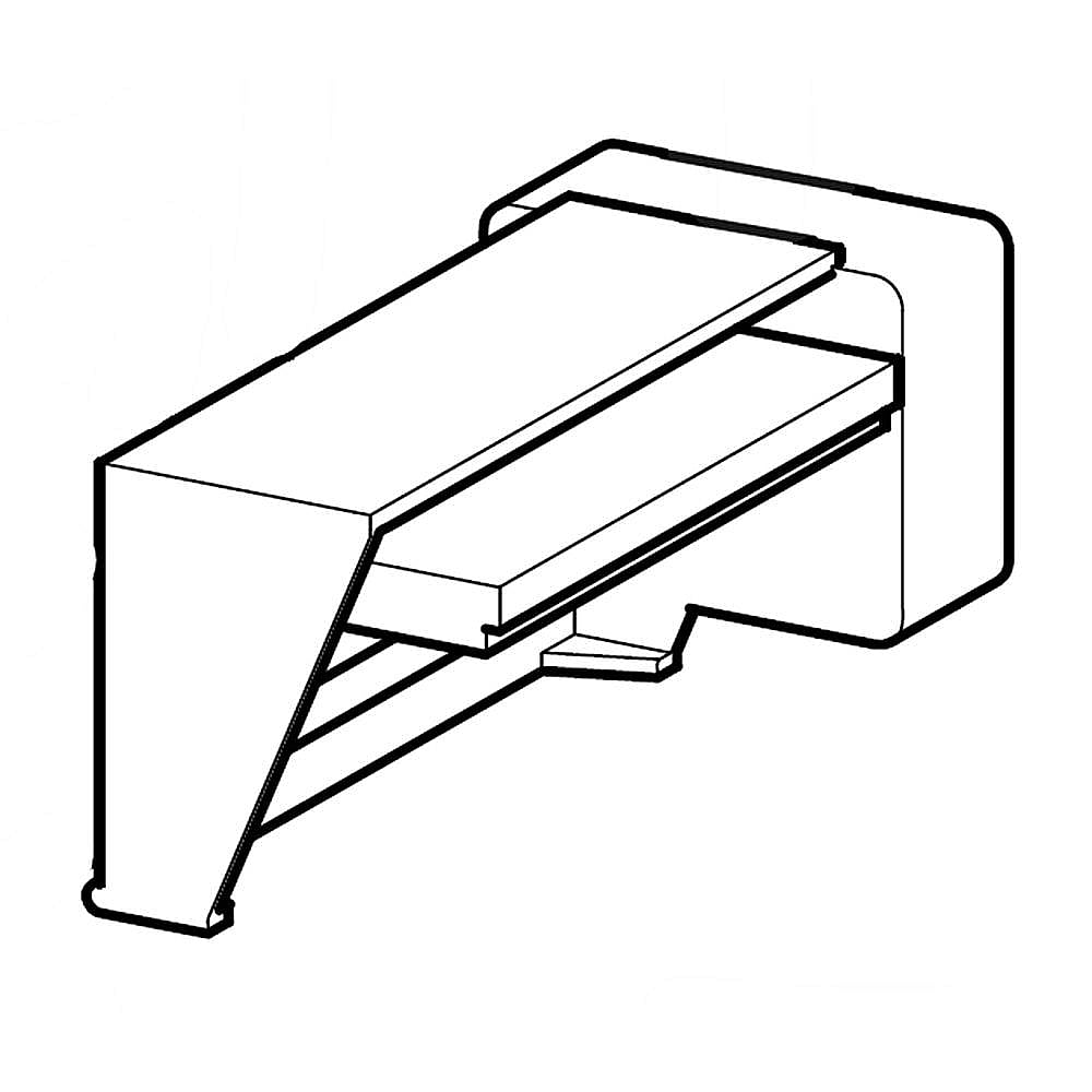 Part #da31-00043E, Refrigerator Air Damper Motor (Replaces Da31-00043B, Da31-00043H) / 5.91 x 2.52 x 2.40