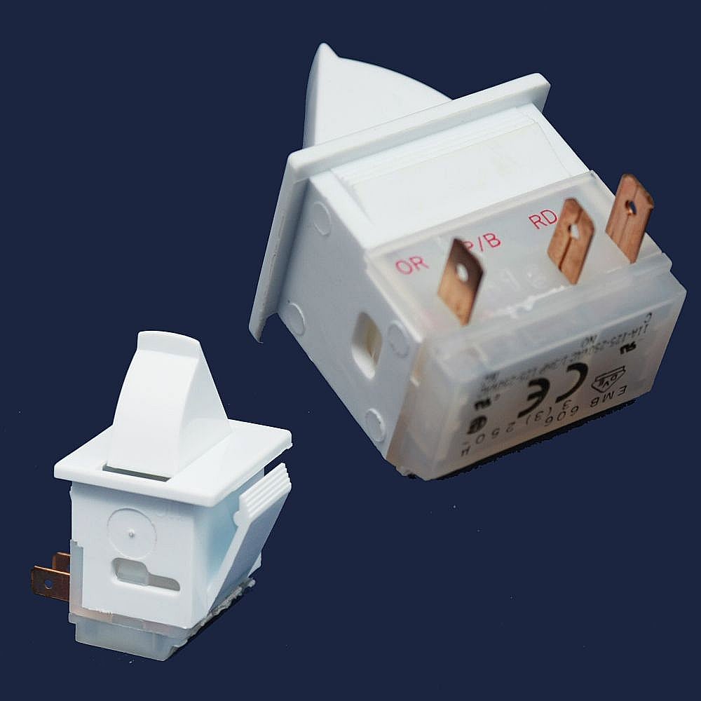 Part #da34-00033B, Kenmore Pro Refrigerator Door Switch / 1.14 x 1.85 x 1.14