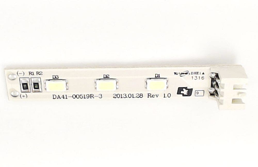 Part #da41-00519R, Refrigerator Flexzone Door Led Light Board (Replaces Da41-00519X) / 0.39 x 2.56 x 0.20