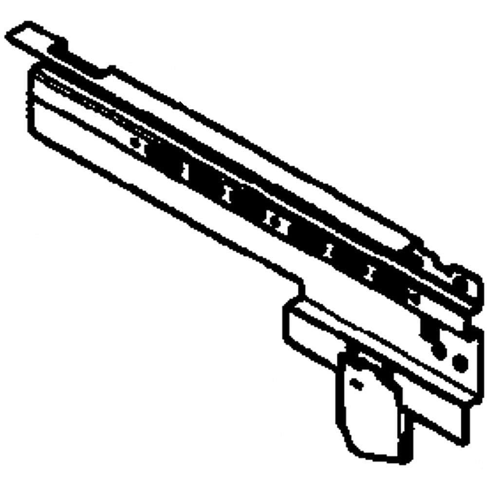 Photo of Samsung Part #da61-03156A, Rail Low L from Repair Parts Direct