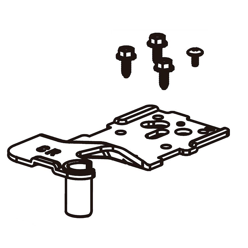 Samsung Part #da61-04189B, Refrigerator Hinge | 6.00 x 2.75 x 1.25