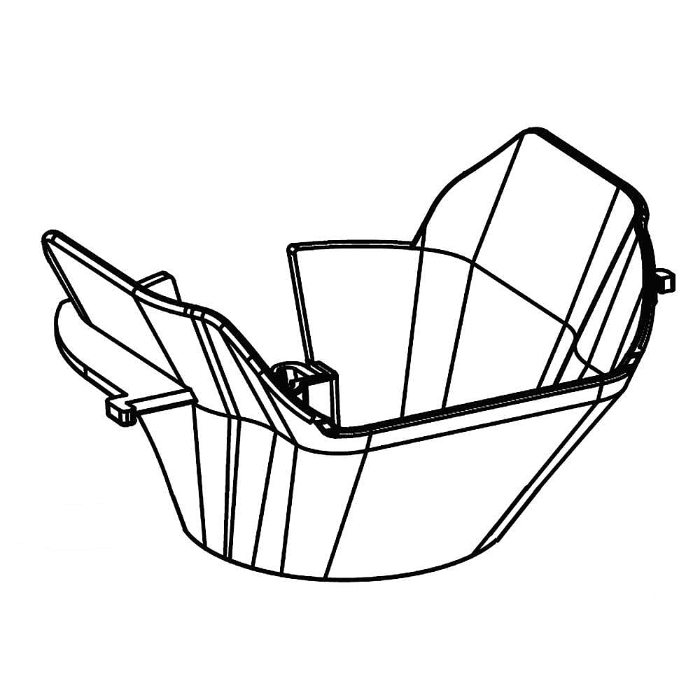 Part #da61-04377A, Refrigerator Ice Guide