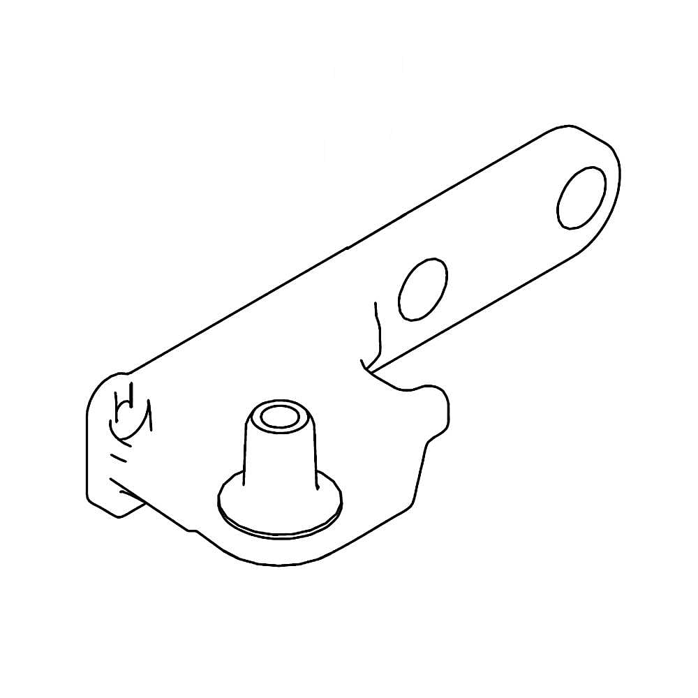 Part #da61-07771C, Refrigerator Door Hinge, Left Lower