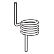Refrigerator Spring for Samsung RF26J7510SR/AA-00 - Part DA61-08314B