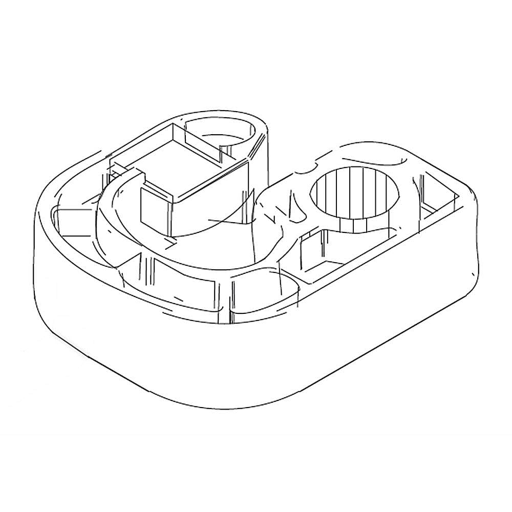 Photo of Samsung Part #da61-09950B, Refrigerator Drive Support | 1.26 x 1.14 x 0.31 from Repair Parts Direct