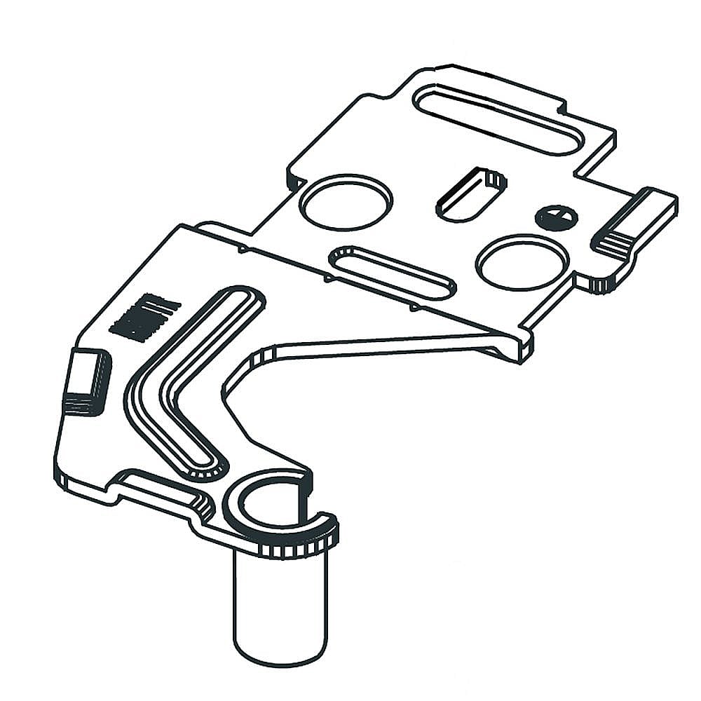 Part #da61-13818A, Refrigerator Door Hinge, Right Upper