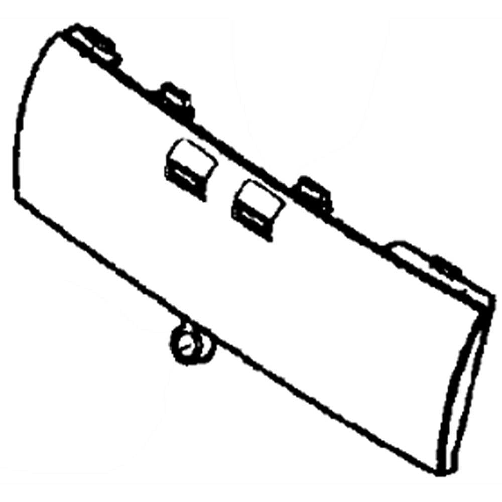 Photo of Samsung Part #da63-00814E, Refrigerator Light Cover from Repair Parts Direct