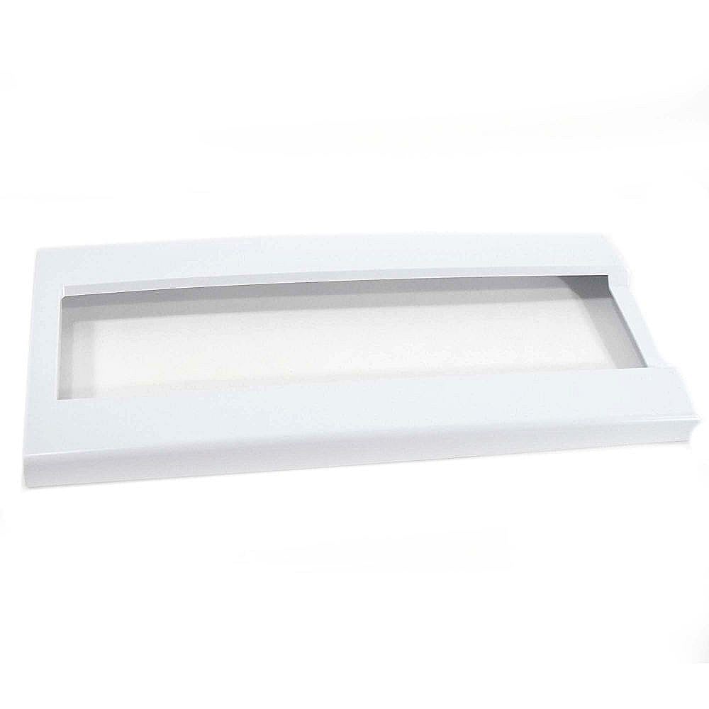 Part #da63-01286C, Refrigerator Temperature-Controlled Drawer Front Cover Frame / 15.63 x 7.40 x 0.87