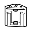 Refrigerator Grommet Fan for Samsung RS267TDRS/XAA-01 - Part DA63-02513A