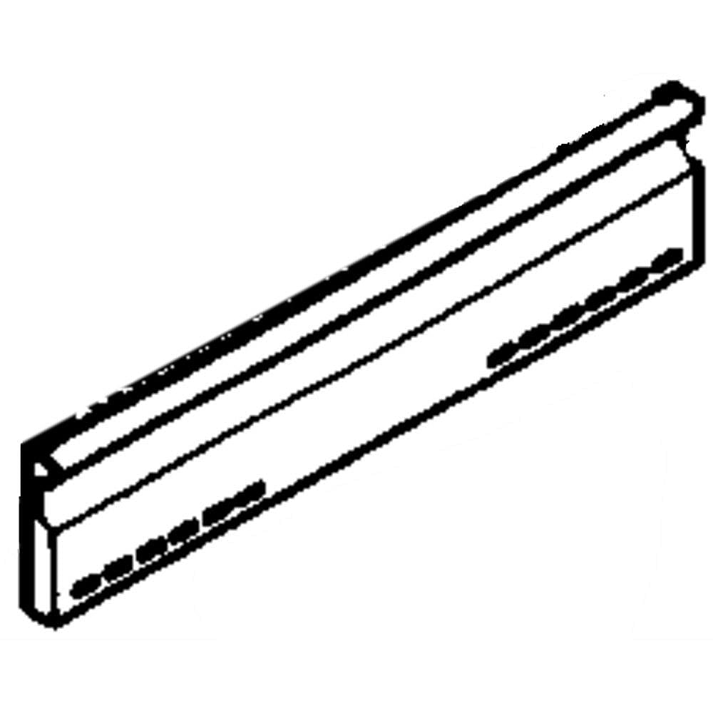 Part #da63-04252C, Refrigerator Freezer Upper Tray Front Panel / 2.76 x 30.83 x 1.18