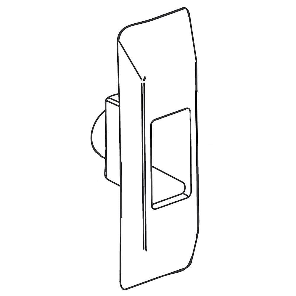 Part #da63-08235A, Refrigerator Door Latch Cover / 2.76 x 0.79 x 0.87