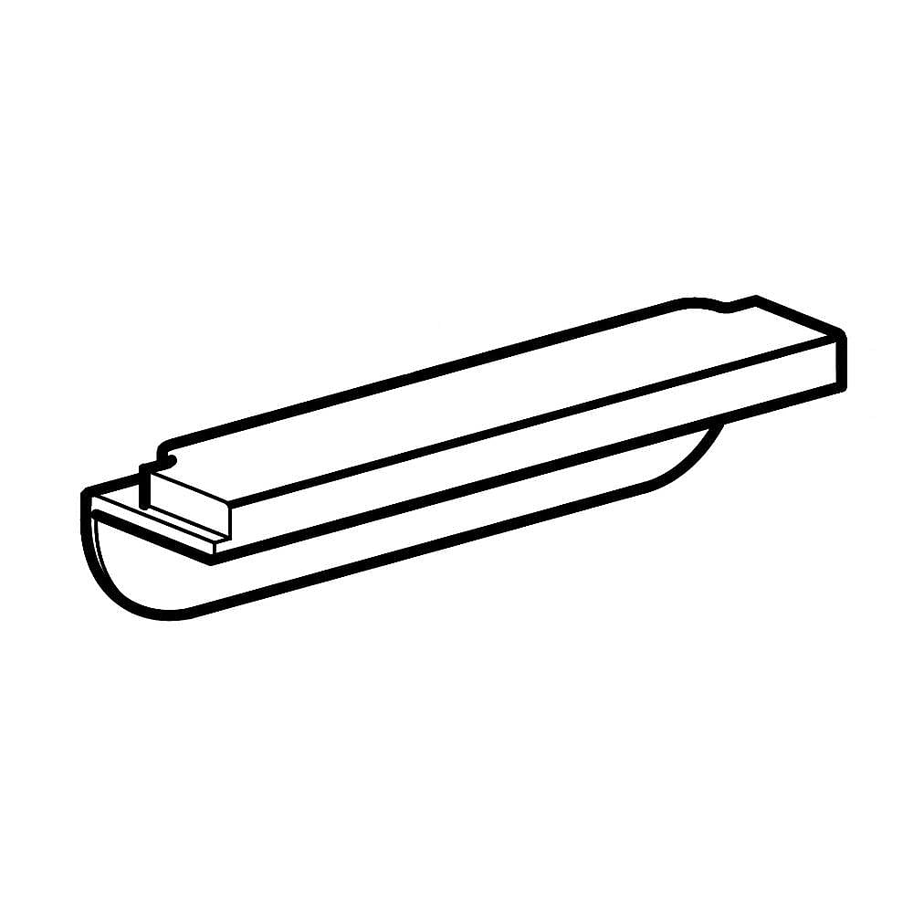 Part #da63-08421A, Refrigerator Flipper End Cap, Lower