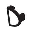 Refrigerator Handle Cap for Samsung RF220NCTAWW/AA-02 - Part DA67-02633C