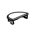 Refrigerator Handle Cap Support for Samsung RF20HFENBBC/AA-00 - Part DA67-03279B
