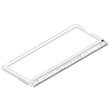 Refrigerator Shelf Front (white) for Samsung RF24FSEDBSR/AA-03 - Part DA67-03713A