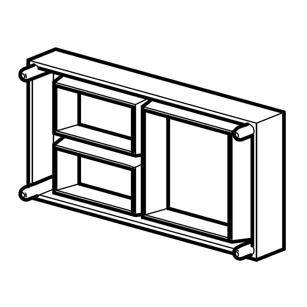Part #da67-04260A, Refrigerator Reflector