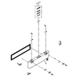 Refrigerator Flexzone Drawer Door Assembly for Samsung RF28HMEDBBC/AA-08 - Part DA81-03683X