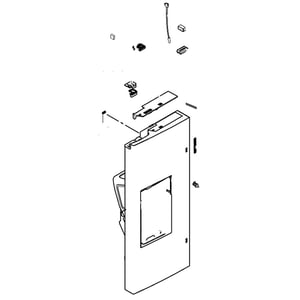 Refrigerator Door Assembly, Left (replaces Da91-04147a) DA82-02147A
