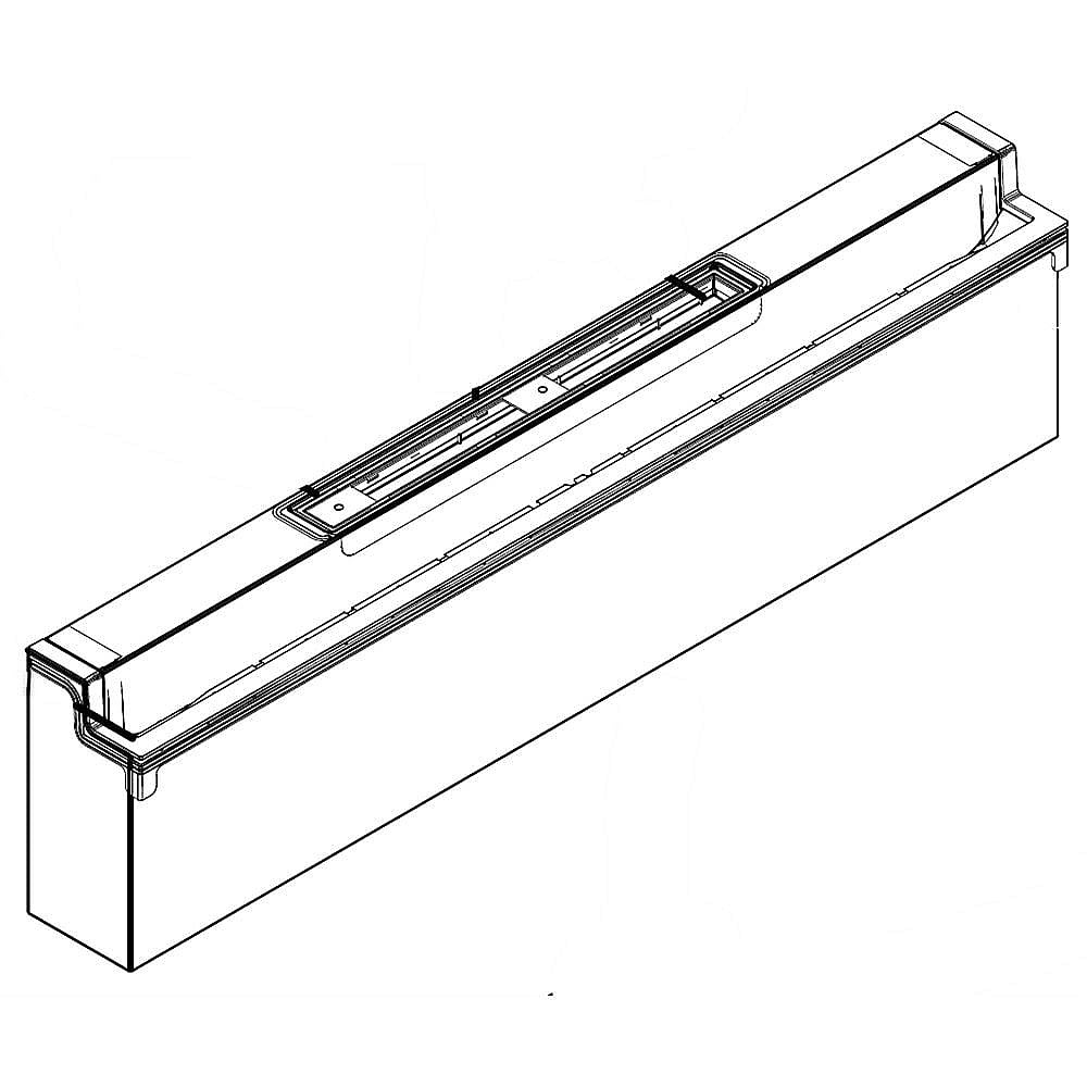 Part #da82-02260W, Refrigerator Drawer Door Assembly / 39.37 x 13.07 x 8.66