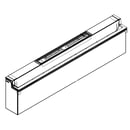 Refrigerator Flexzone Drawer Door Assembly DA82-02345K