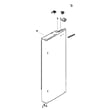 Refrigerator Door Assembly (right) for Samsung RF28HFEDBSG/AA-00 - Part DA82-02485C