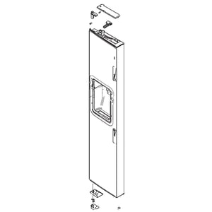 Refrigerator Freezer Door Assembly DA82-02516A