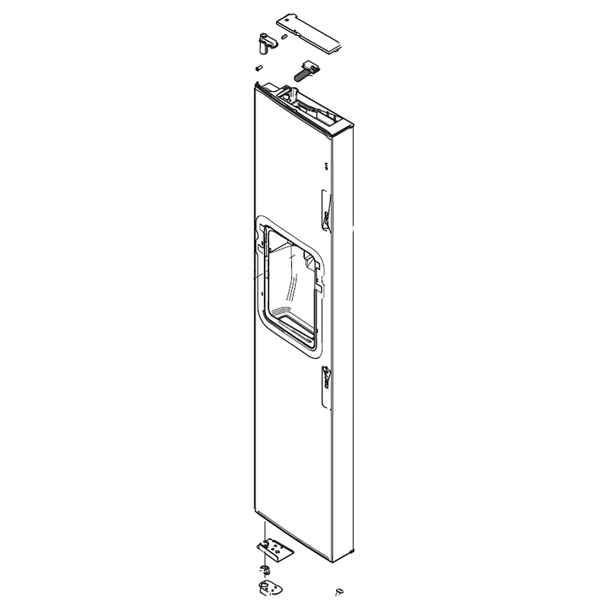 Part #da82-02516D, Door Foam-Fr