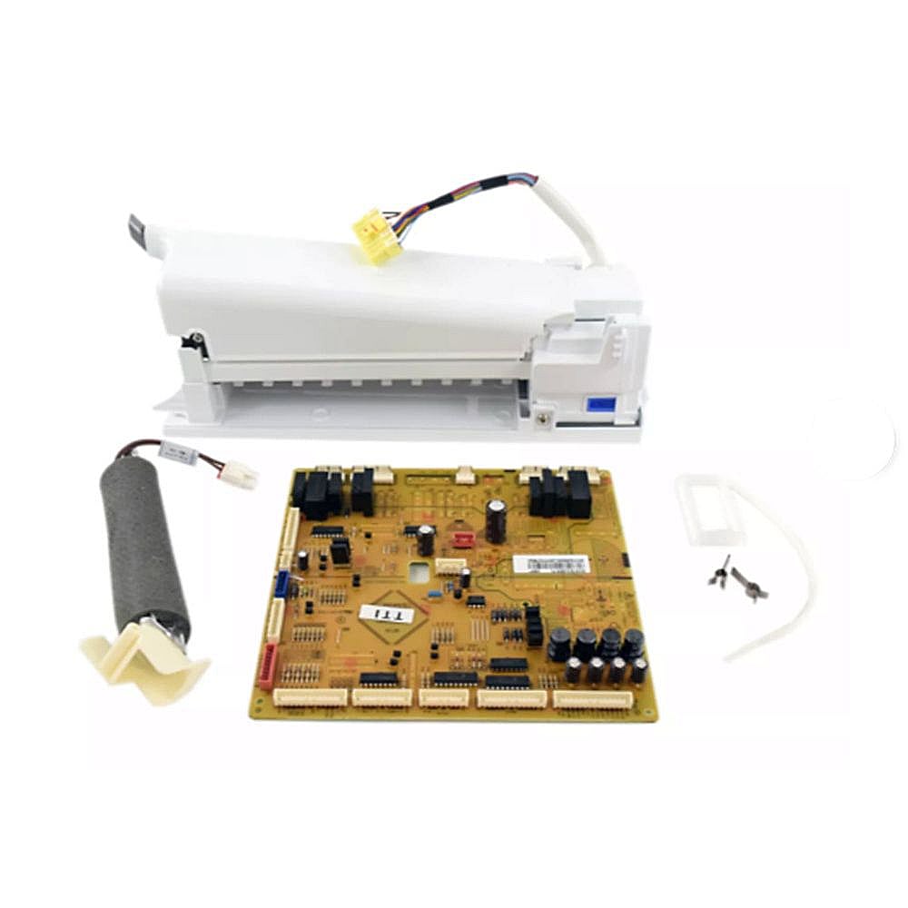 Part #da82-02668A, Samsung Refrigerator Ice Maker Assembly / 13.40 x 9.70 x 6.70