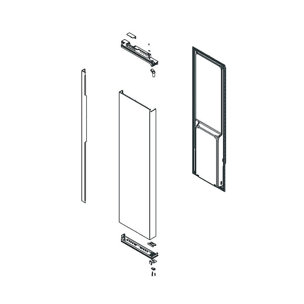 Part #da82-02807B, Refrigerator Door Assembly / 79.00 x 29.00 x 20.00
