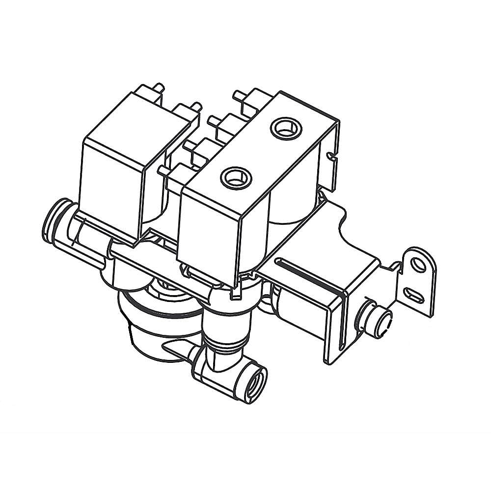Part #da82-02869A, Refrigerator Water Filter Housing (Replaces Da62-03150A) / 1.97 x 2.28 x 3.35