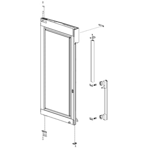 Refrigerator Convenience Door Assembly DA91-04574A