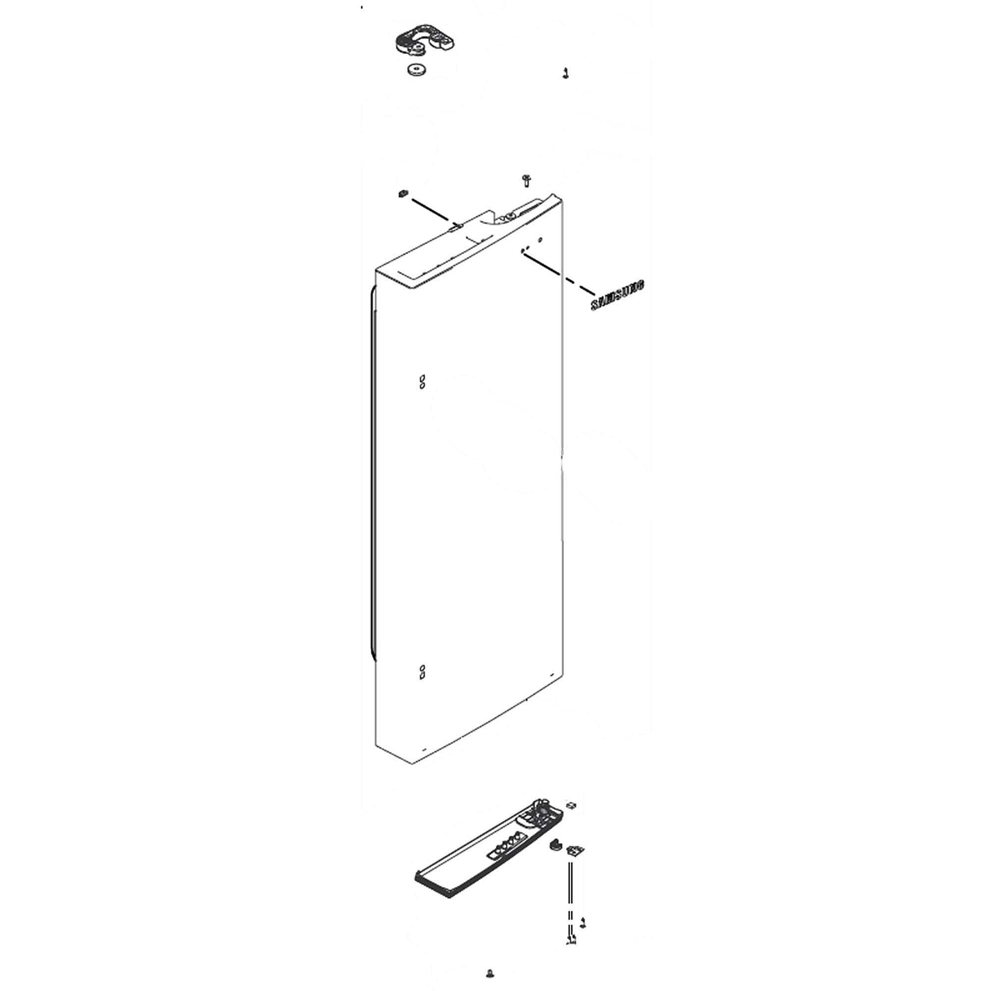 Part #da82-03049G, A/s Assembly-Packing Door Ref Right;aw3-14, f