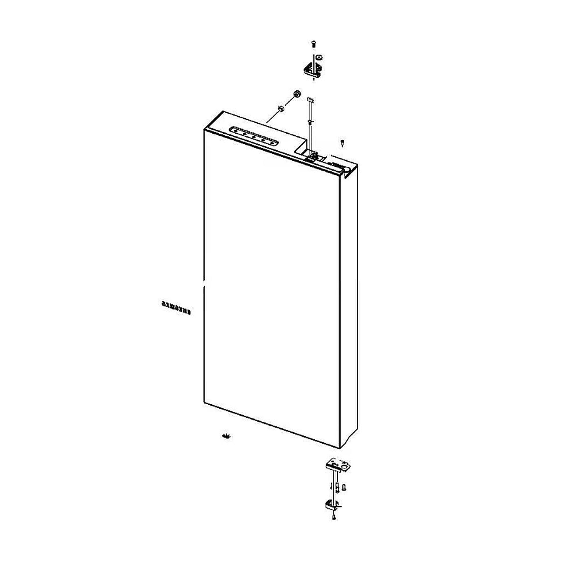 Part #da82-03264B, Refrigerator Door Assembly, Right