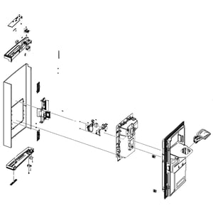 Refrigerator Door Assembly, Left DA91-05050A