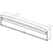Refrigerator Drawer Door Assembly for Samsung RF29BB8200QL/AA-00 - Part DA82-03364W
