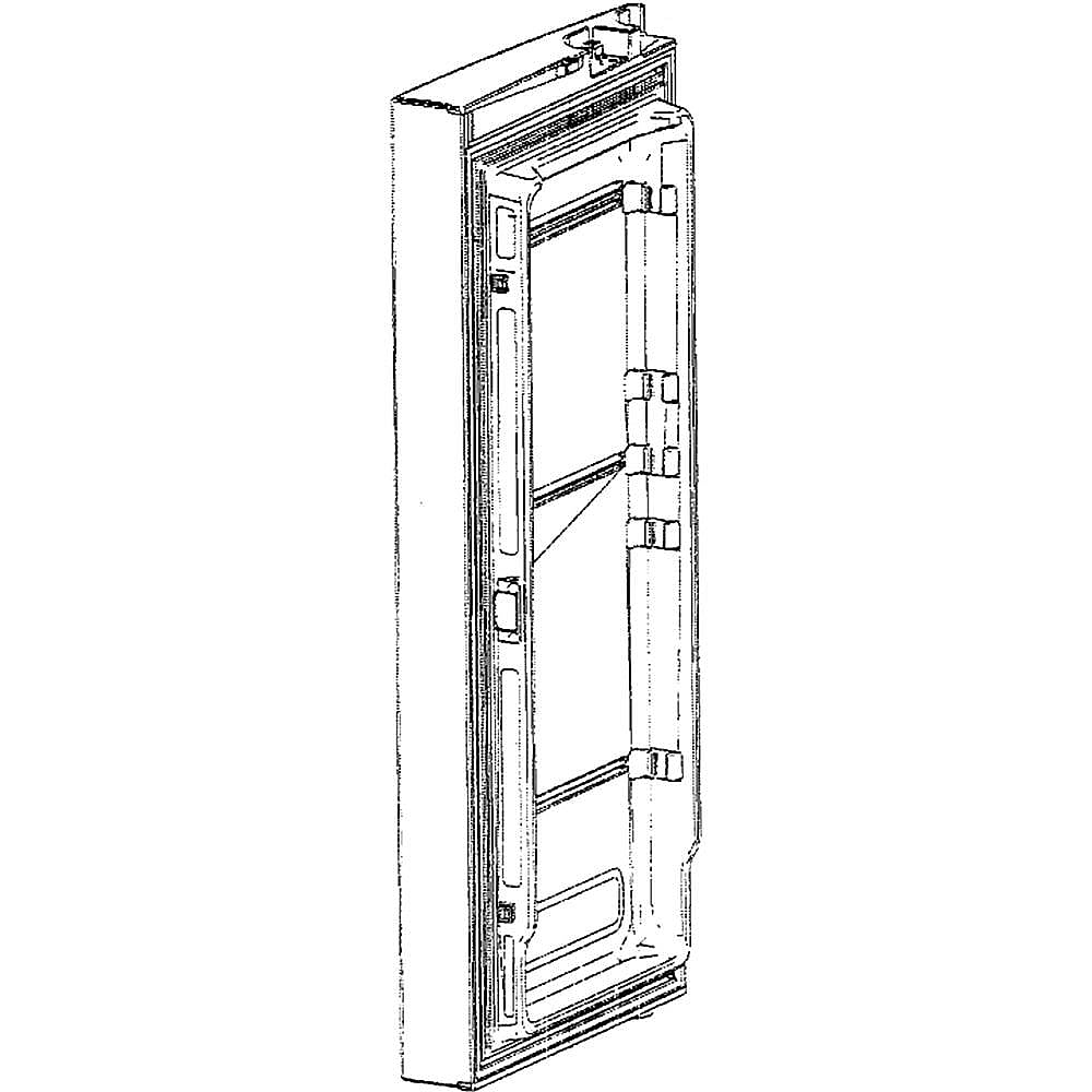 Photo of Samsung Part #da91-02460B, Refrigerator Door Assembly, Left | 70.00 x 18.00 x 12.00 from Repair Parts Direct