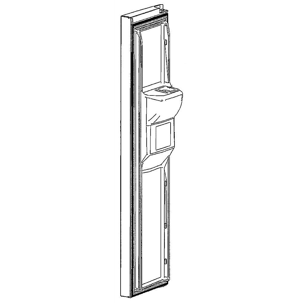Part #da82-02520B, Refrigerator Freezer Door Assembly (Replaces Da91-02964V) / 71.00 x 19.00 x 13.00
