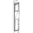 Door Assembly for Samsung RSG307AABP/XAA-04 - Part DA91-03633L