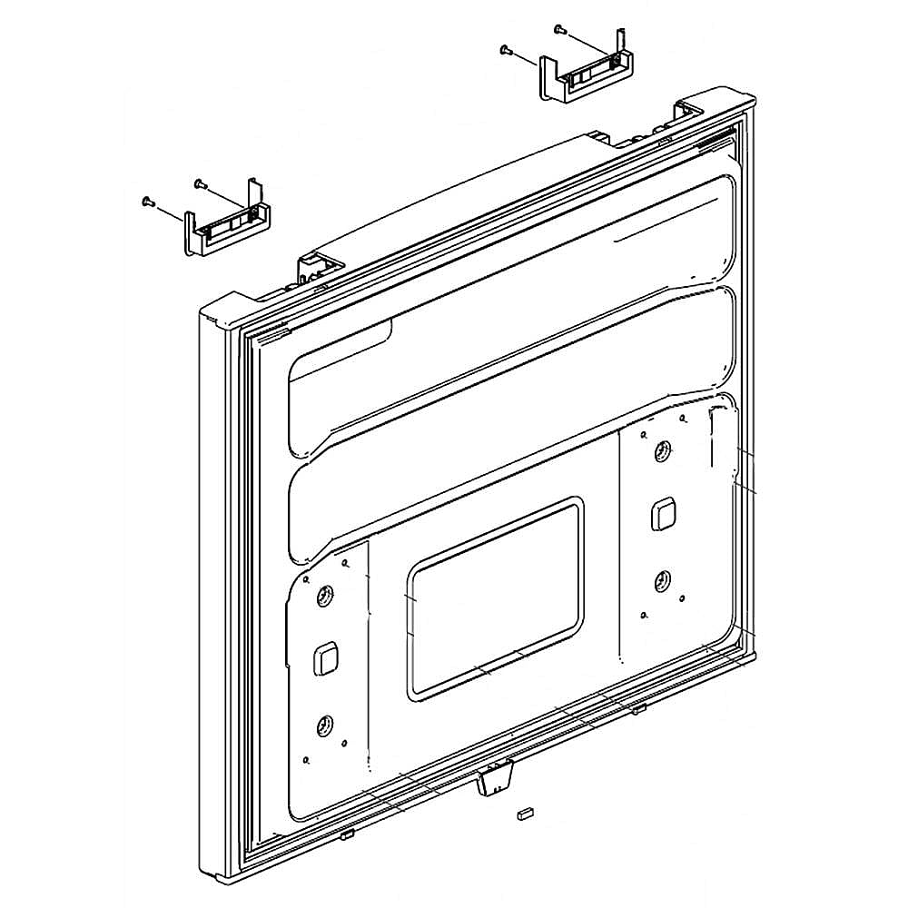 Photo of Samsung Part #da91-03651Q, Refrigerator Freezer Door Assembly from Repair Parts Direct