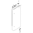 Refrigerator Door Assembly, Right for Samsung RF265BEAESG/AA-00 - Part DA91-03909K