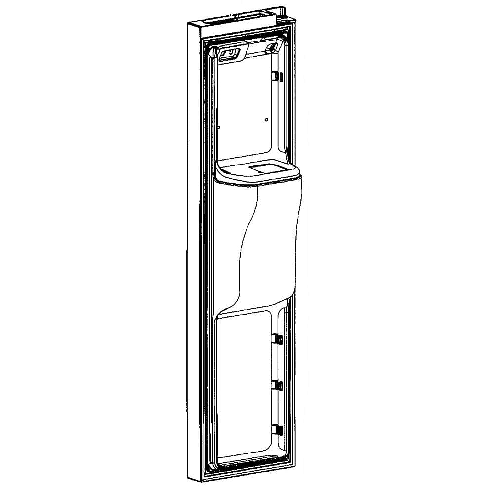 Photo of Samsung Part #da91-04149A, Refrigerator Freezer Door Assembly | 18.00 x 70.00 x 15.00 from Repair Parts Direct