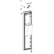 Refrigerator Freezer Door Assembly (white) for Samsung RS22HDHPNWW/AA-02 - Part DA91-04149C