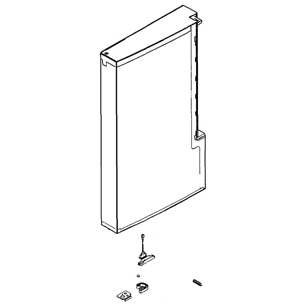 Part #da91-04172G, Refrigerator Freezer Door Assembly, Left