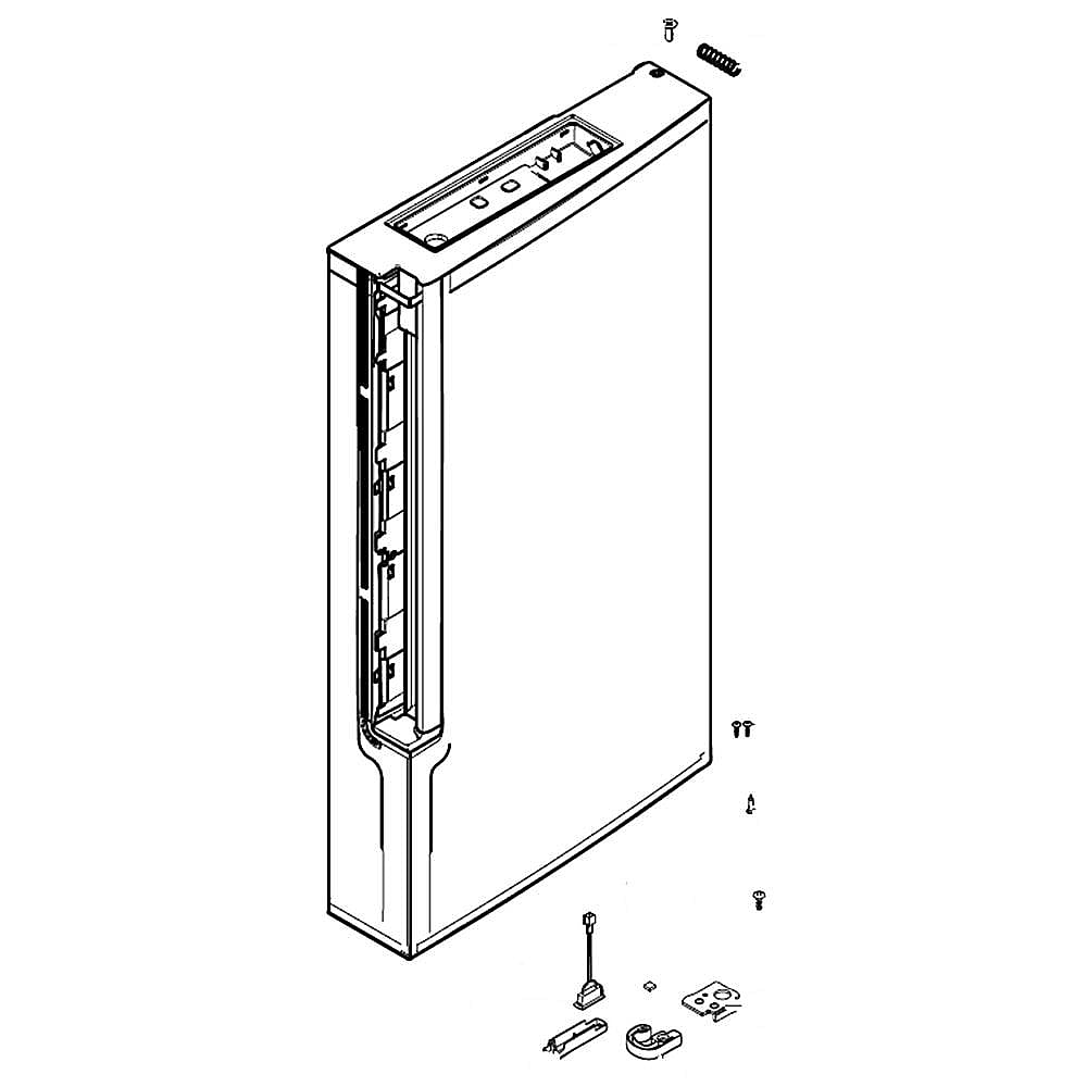 Part #da91-04173G, Refrigerator Freezer Door Assembly, Right