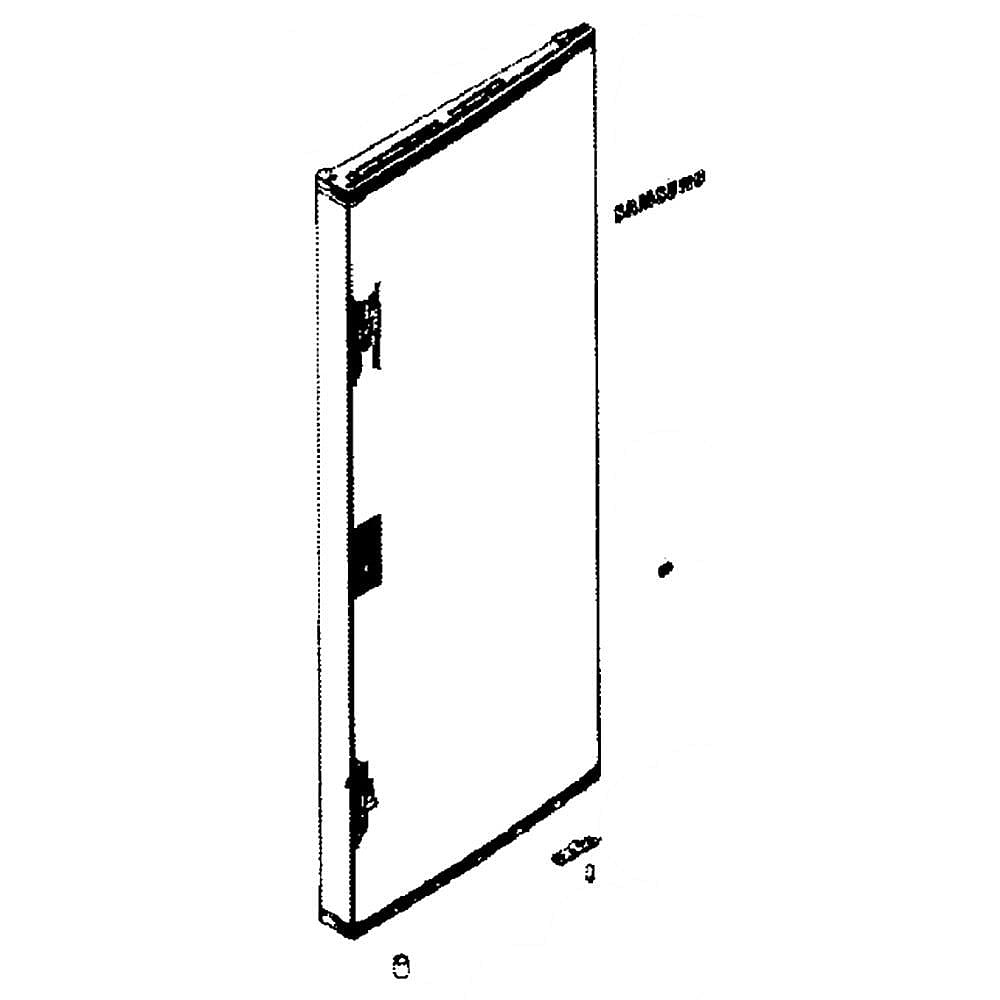 Photo of Samsung Part #da91-04200A, Refrigerator Door Assembly, Right | 38.98 x 20.87 x 9.06 from Repair Parts Direct