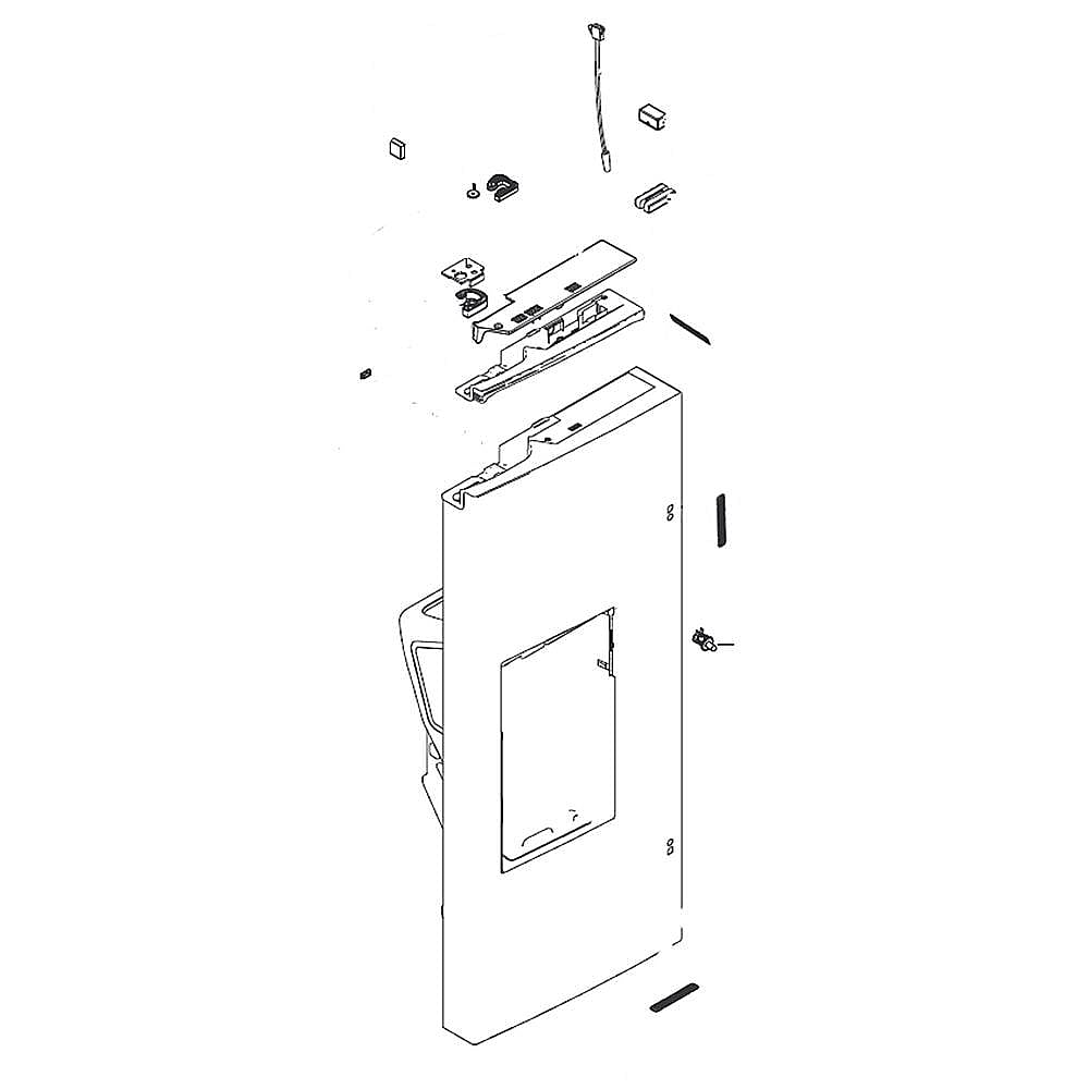 Part #da91-04233A, Refrigerator Door Assembly, Left